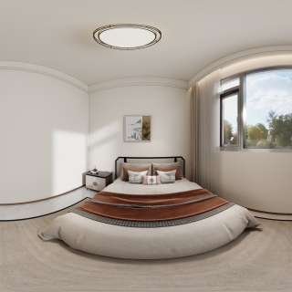 新中式一楼卧室