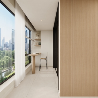 现代 阳台 单张