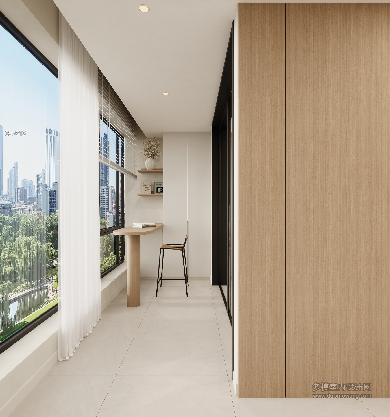 现代 阳台 单张