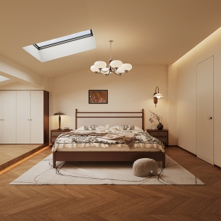 现代二楼主卧单张