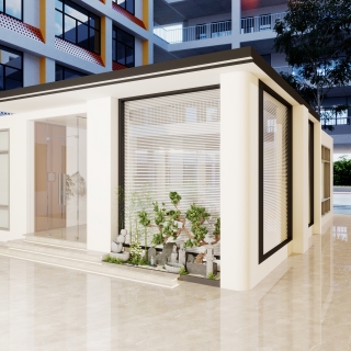 现代办公室门头