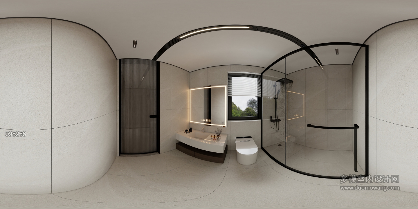 现代一层卫生间