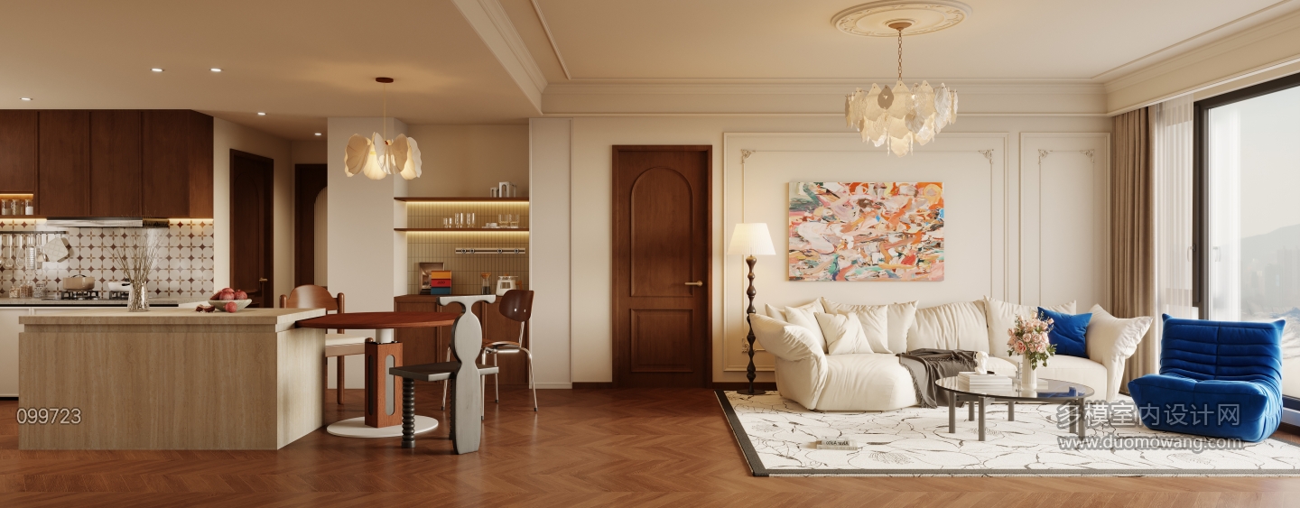 法式复古客餐厅特写B