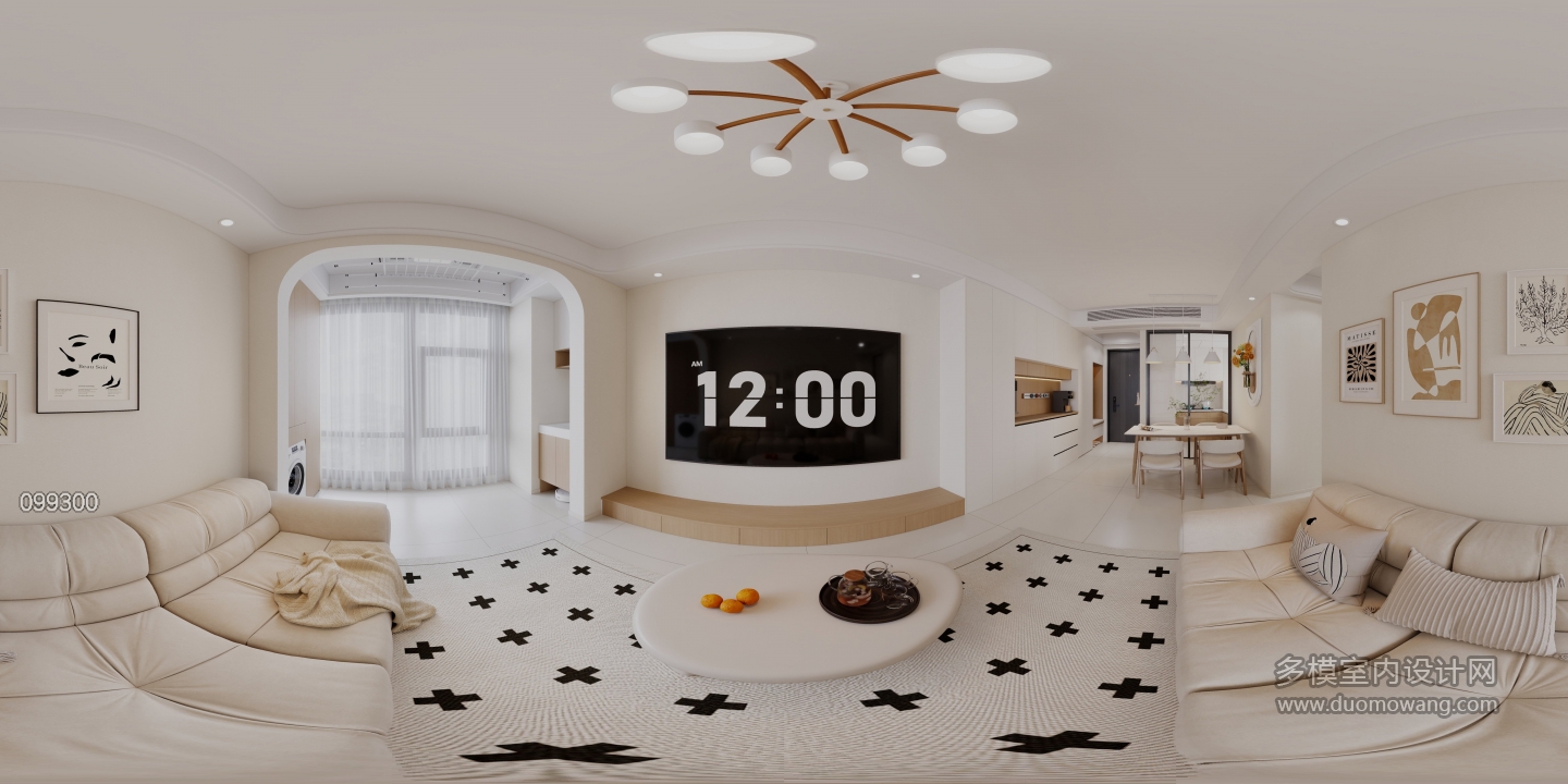 奶油风-客厅