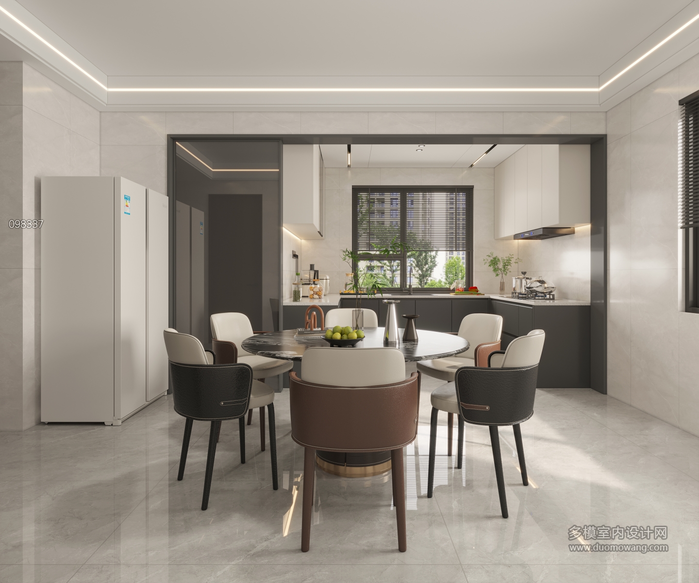现代餐厅厨房
