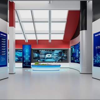 养猪场展厅_4_互动式灯光混合