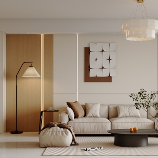 时代佳园_单张沙发背景