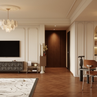 法式复古客餐厅特写A