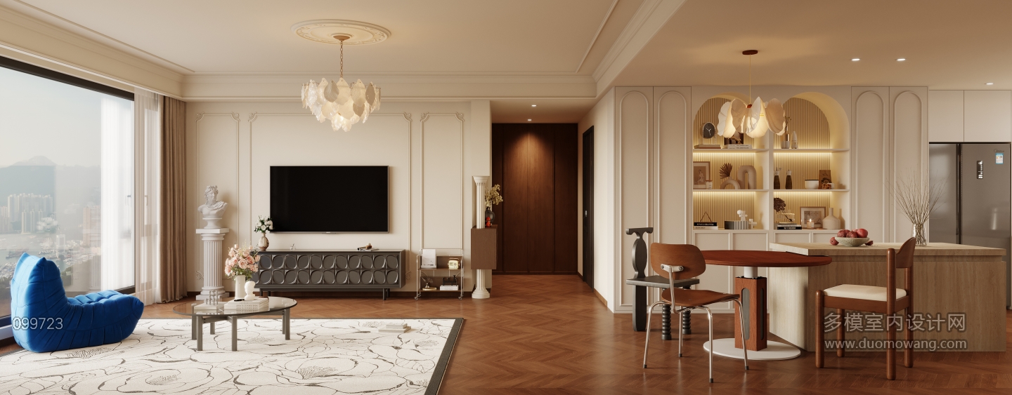 法式复古客餐厅特写A