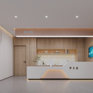 现代 五层 护士站