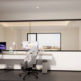 2楼阳台静态现代极简风格