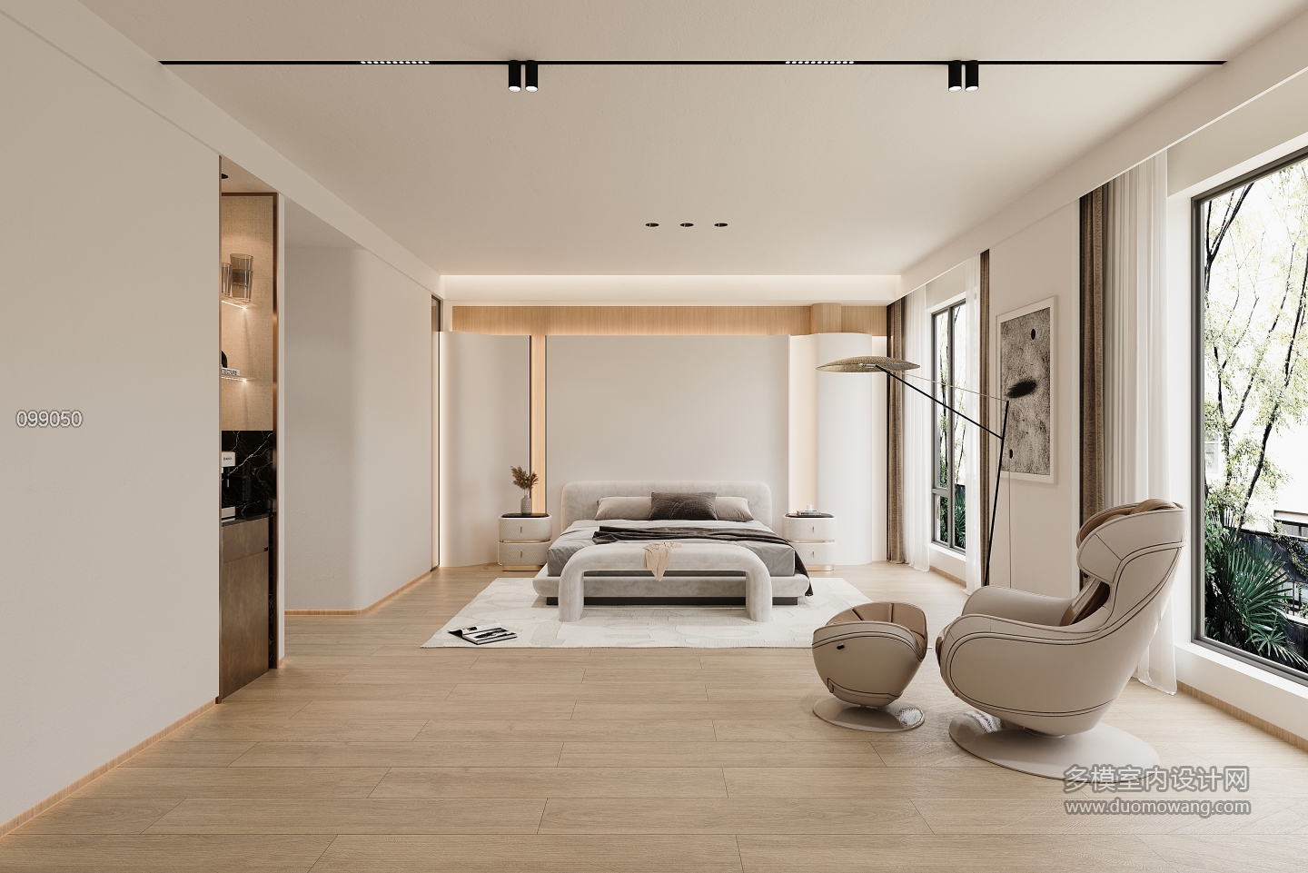 现代主卧方案二单张