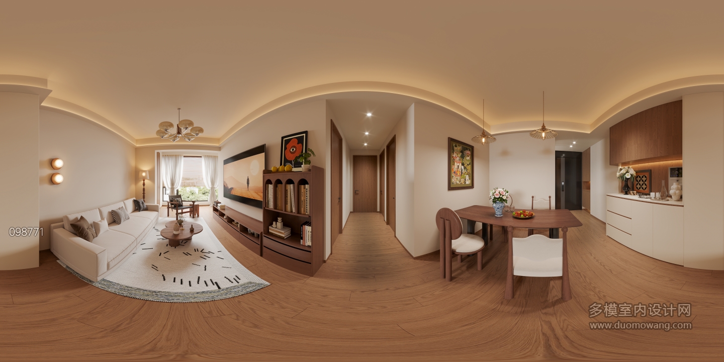 中古风客餐厅全景