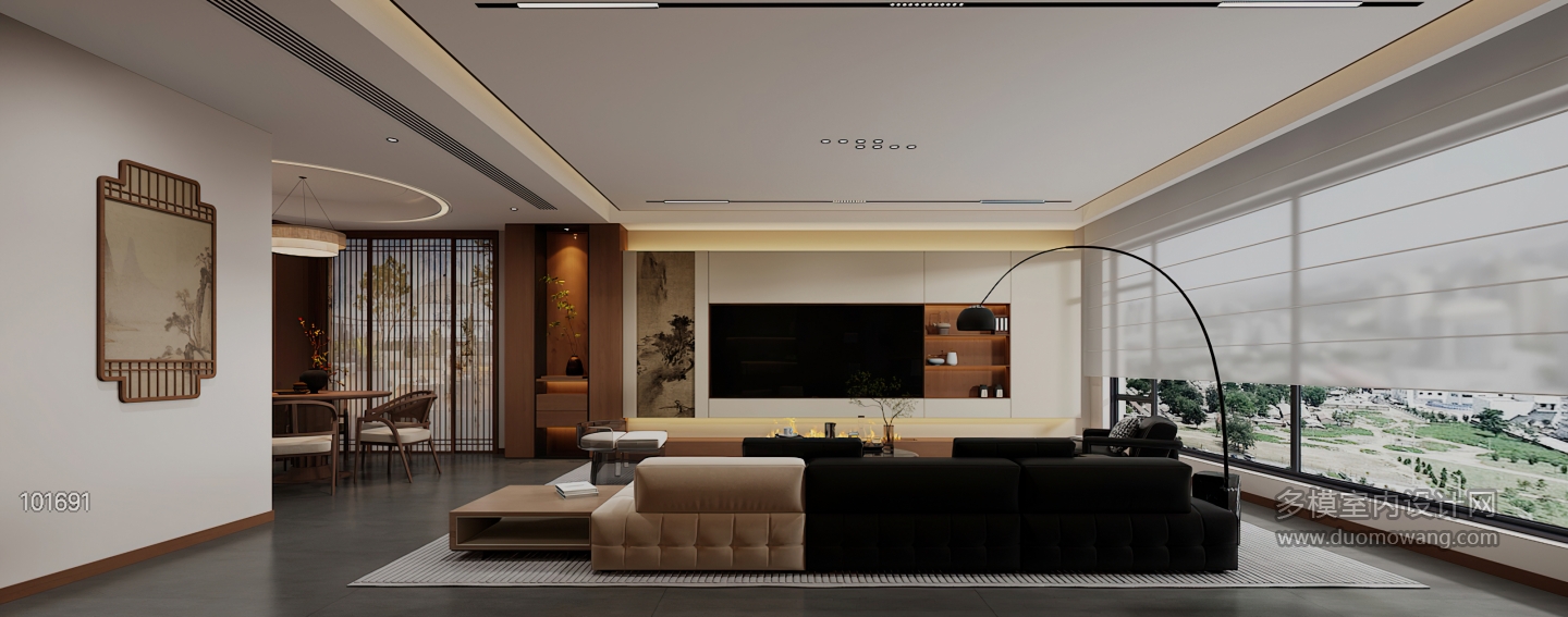 宋市美学电视背景墙静态