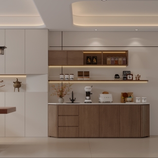 现代一楼茶室特写2