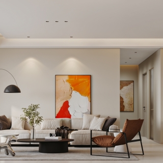 奶油风客餐厅特写2