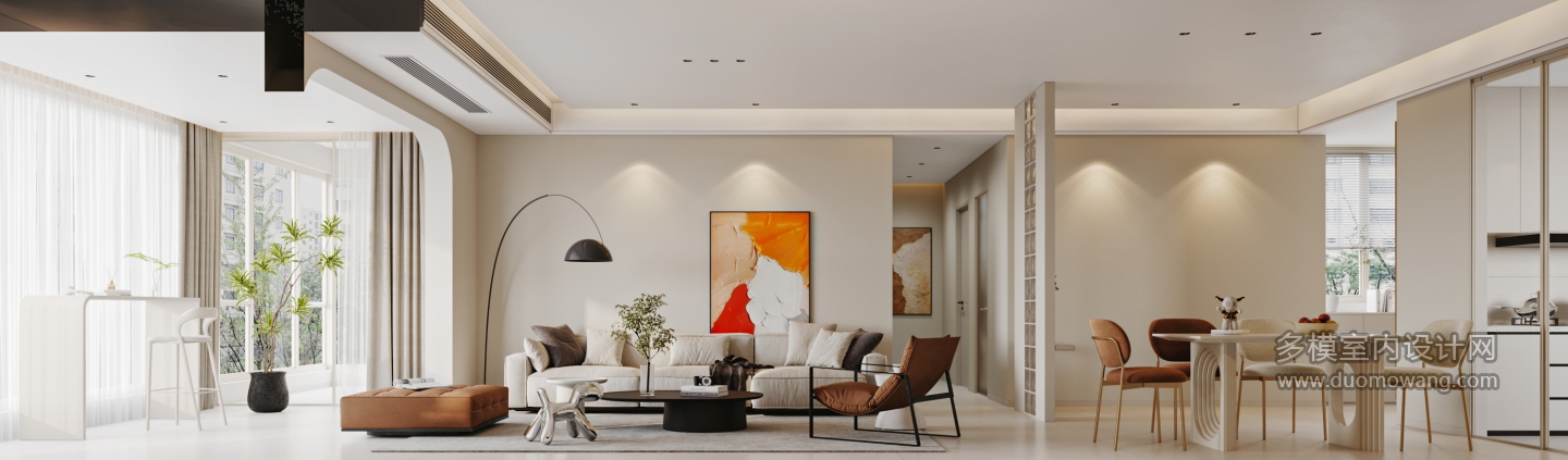 奶油风客餐厅特写2