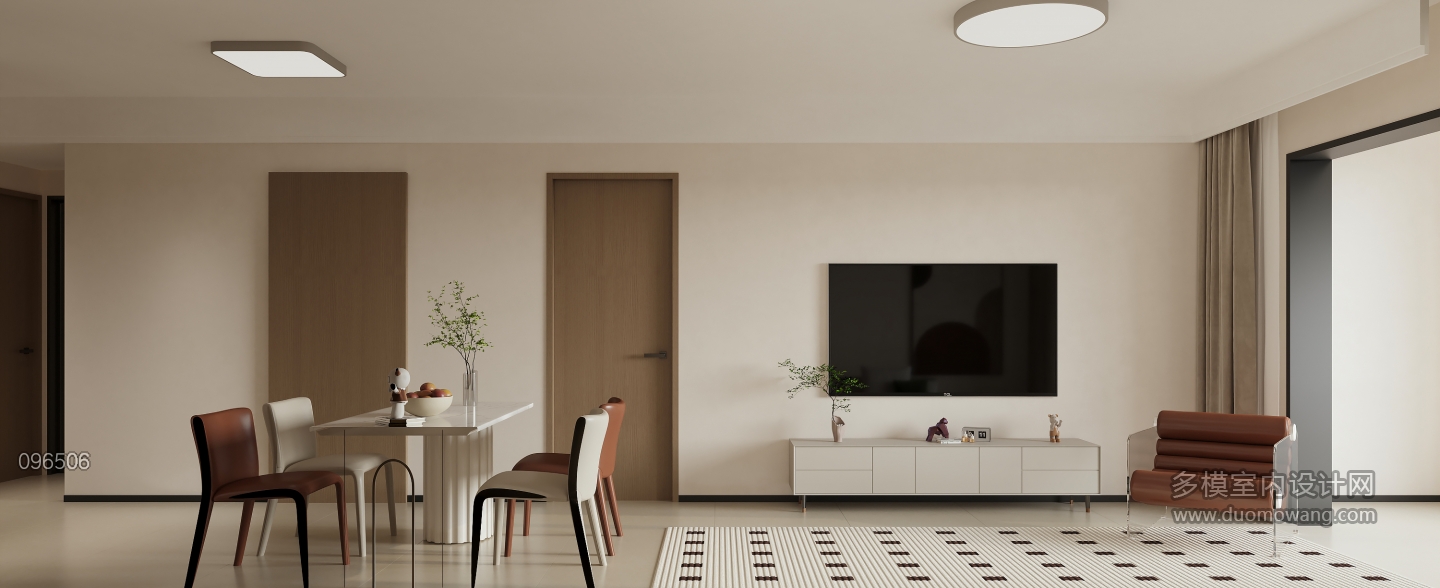 现代 客餐厅 单张2