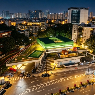景观p图夜景