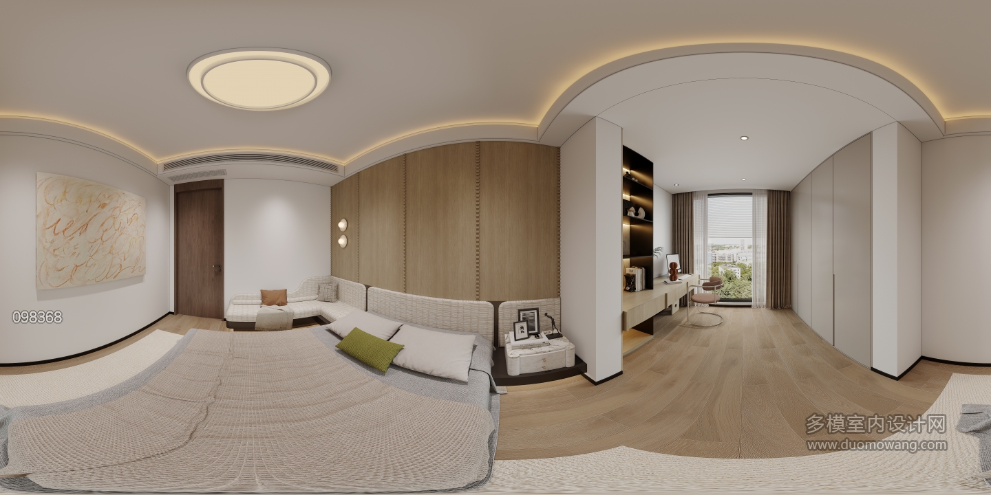 卧室_南次卧全景