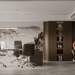 现代总经理室特写