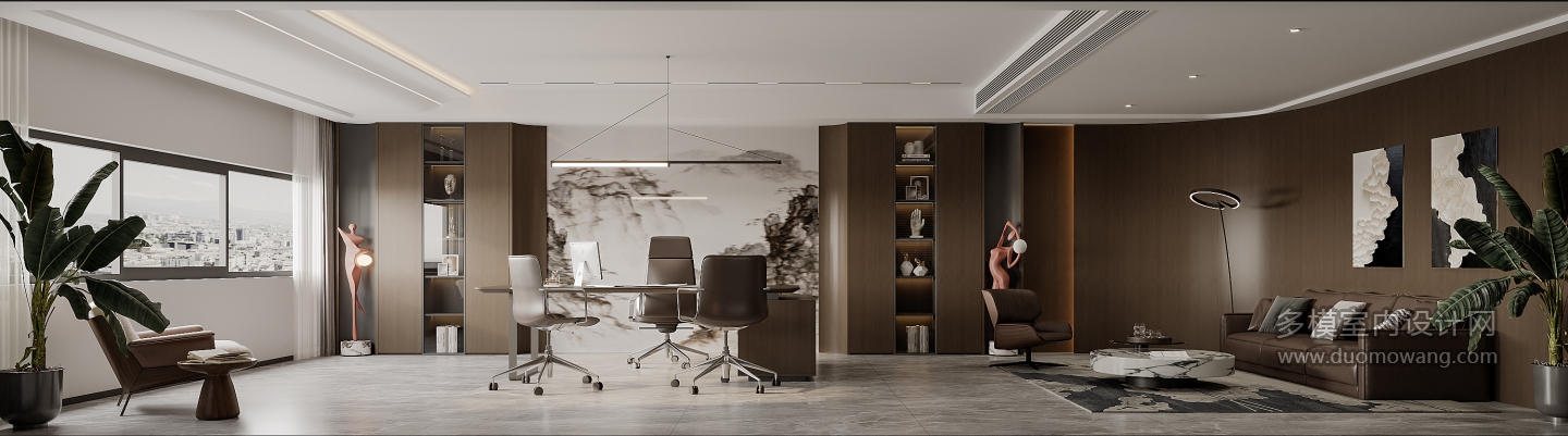 现代总经理室特写