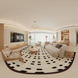 中古风客餐厅全景