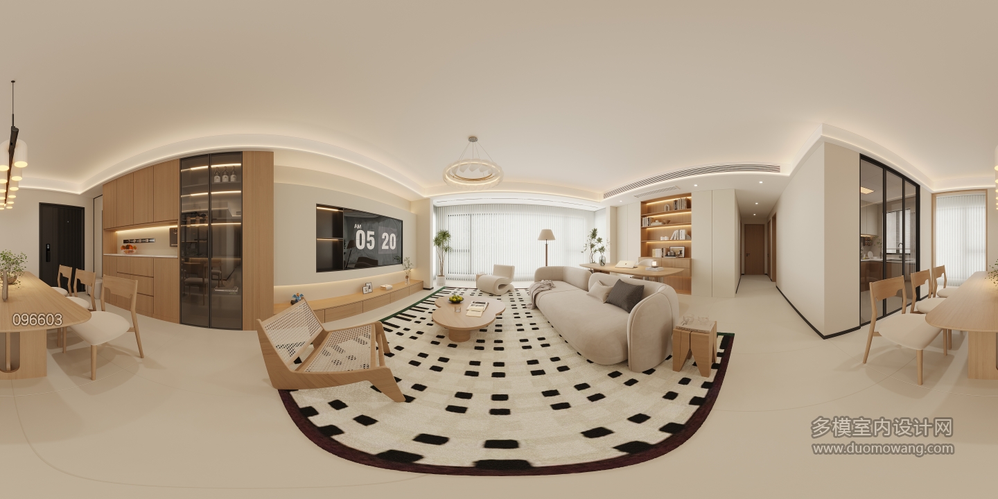 中古风客餐厅全景