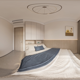 现代儿童房全景