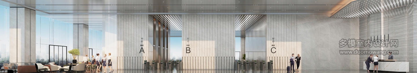 现代办公大厅a (1)