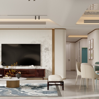 新中式电视背景