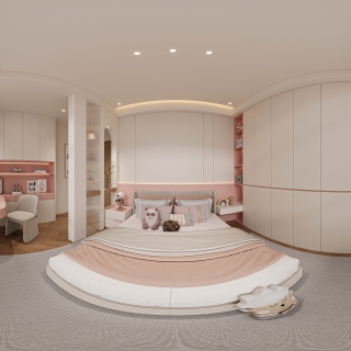 现代卧室女孩房