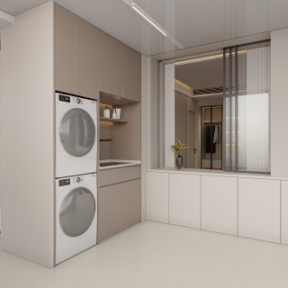 现代 洗衣房静态