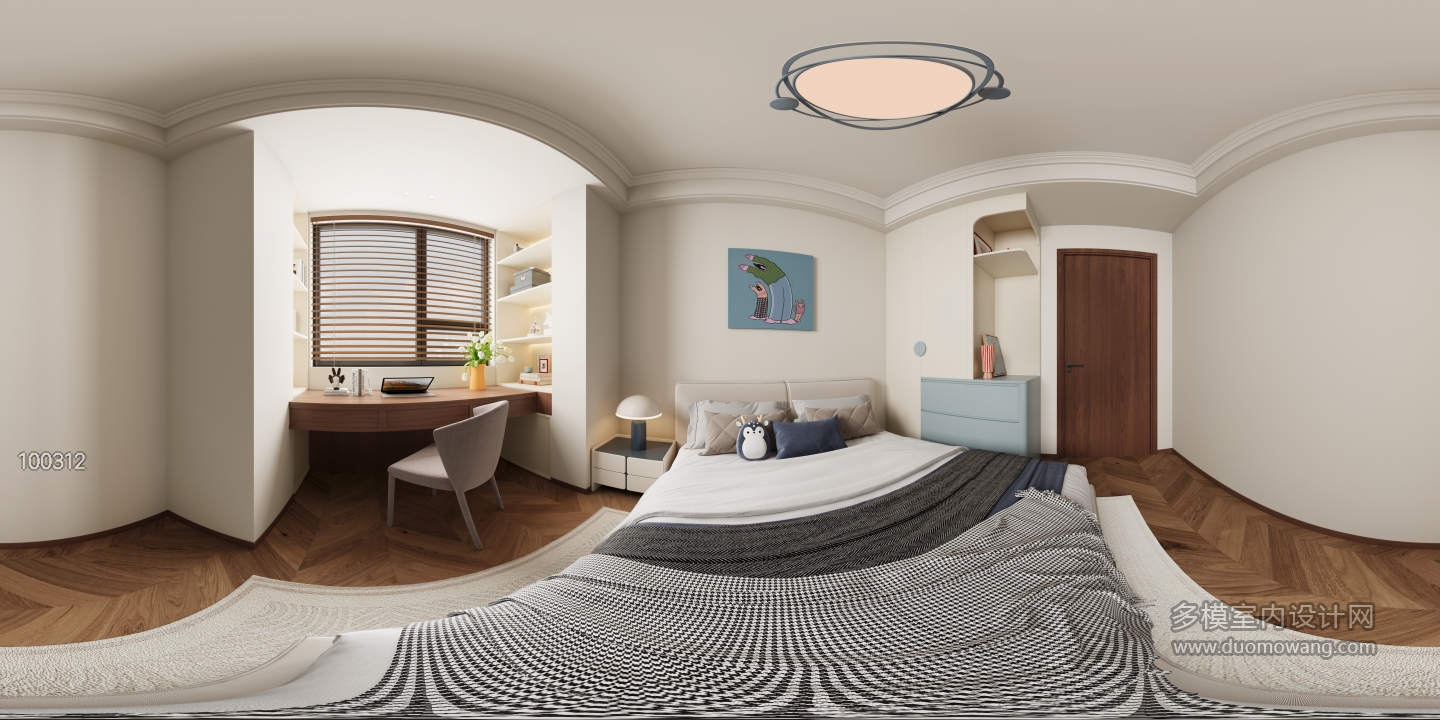 中古男孩房全景