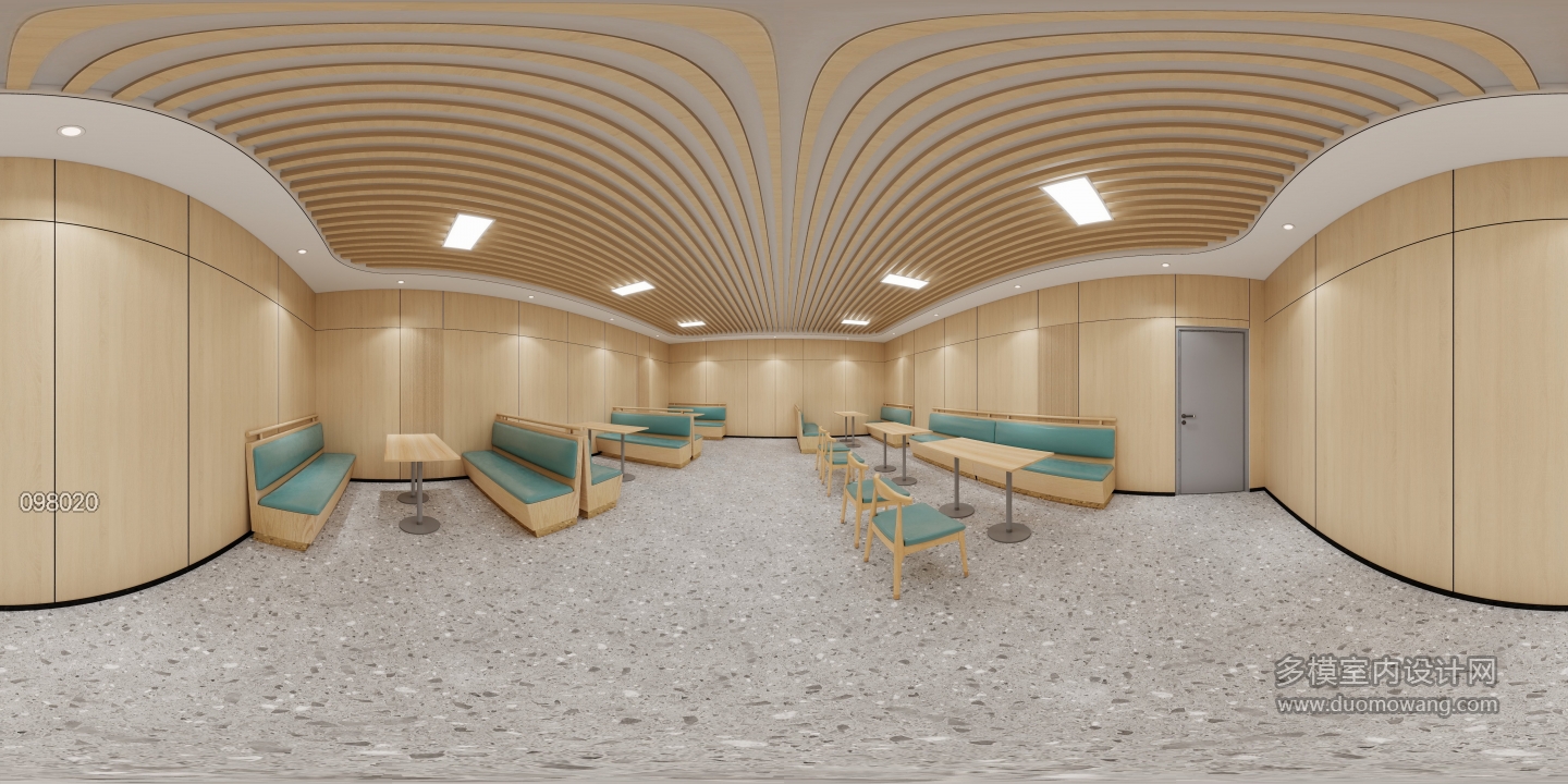 原木风面馆包间