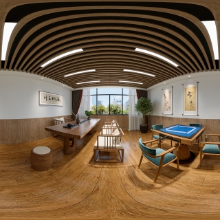 新中式餐厅2F包间360