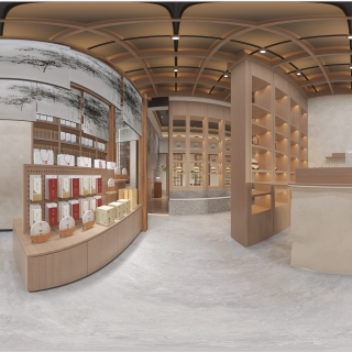 新中式_大厅全景_