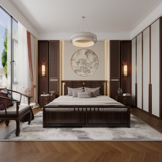 新中式主卧室_2f
