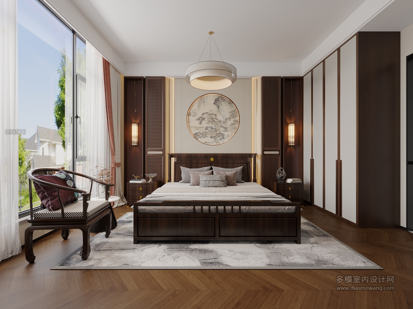 新中式主卧室_2f