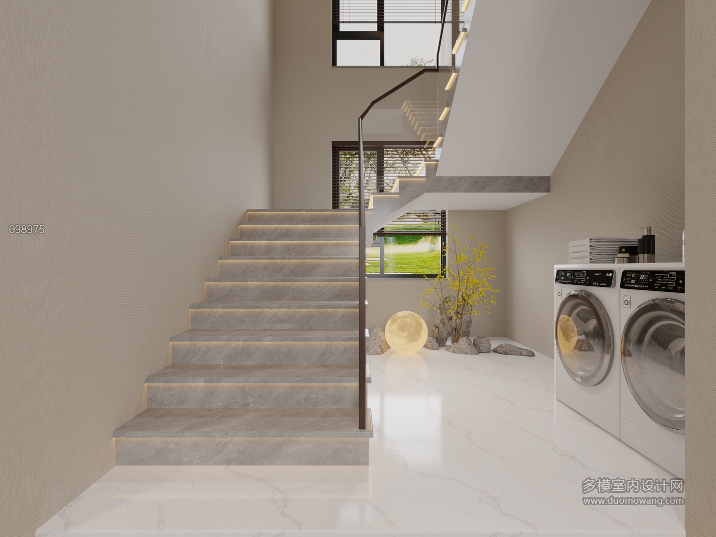 新中式楼梯间_1f