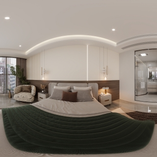 现代大包间全景