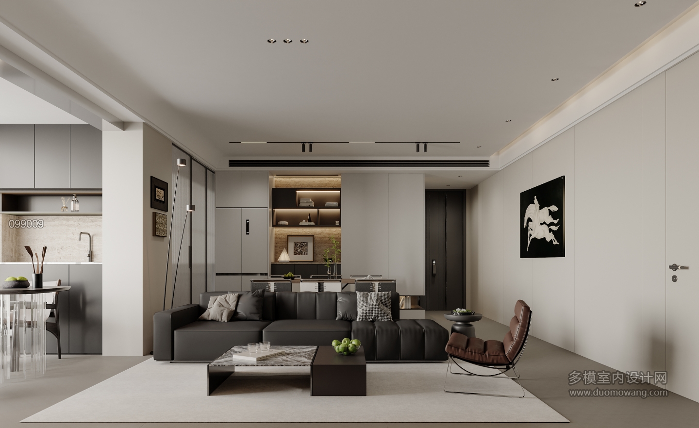 现代客餐厅特写