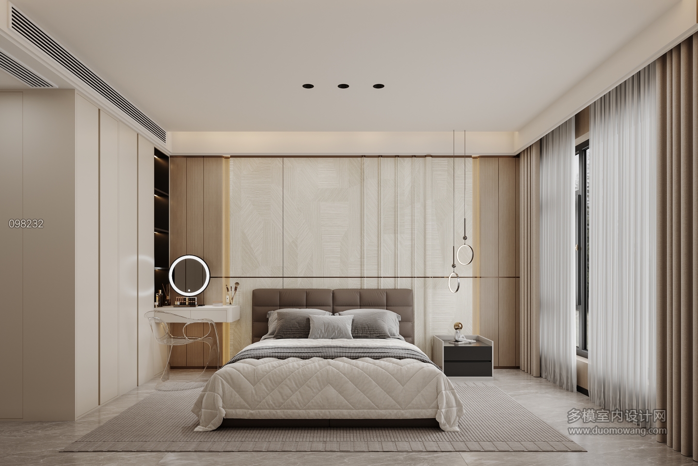 现代-主卧特写