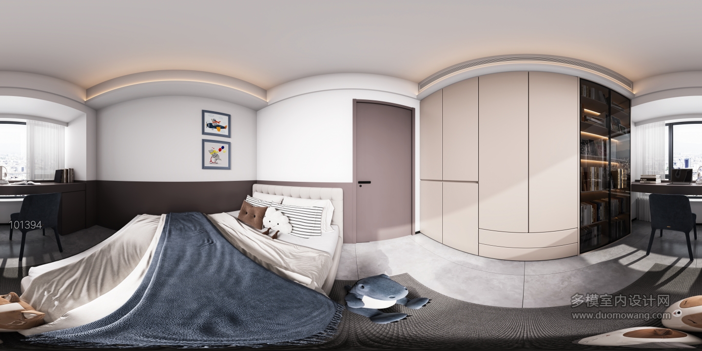 意式儿童房全景