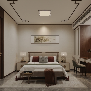 新中式客卧特写
