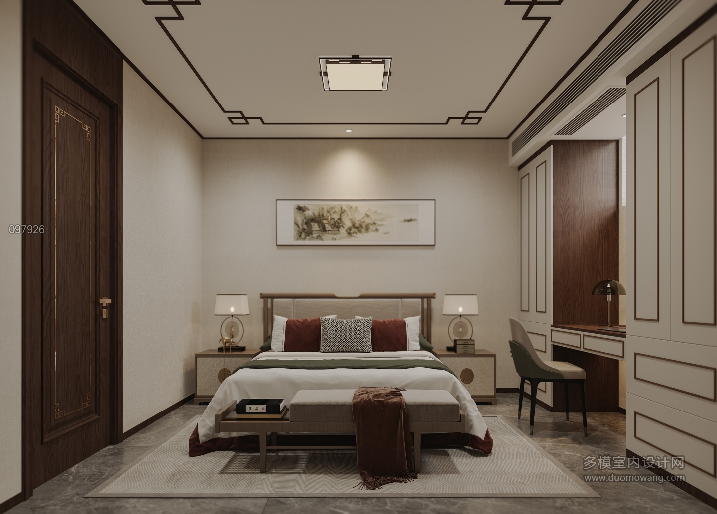 新中式客卧特写