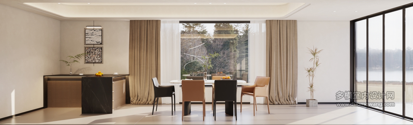 10现代一楼餐厅单张