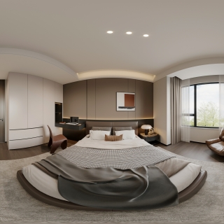 意式男孩房全景