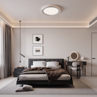 现代意式主卧特写