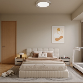 奶油风 主卧静态